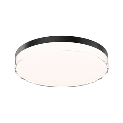 Circlet Advantage 11in LED Round Flush Mount 25W 1,900 Lumens 5-CCT Selectable 2700-3000-3500-4000-5000K in Black