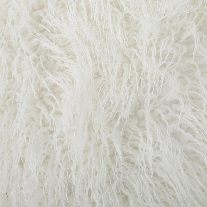 5 pieds en fausse fourrure blanche - confortable et élégant pour tous. Housse de fermeture à glissière amovible, sac de pois durable de 52 po x 48 po rembourré en mousse. Intérieur lavable à la machine