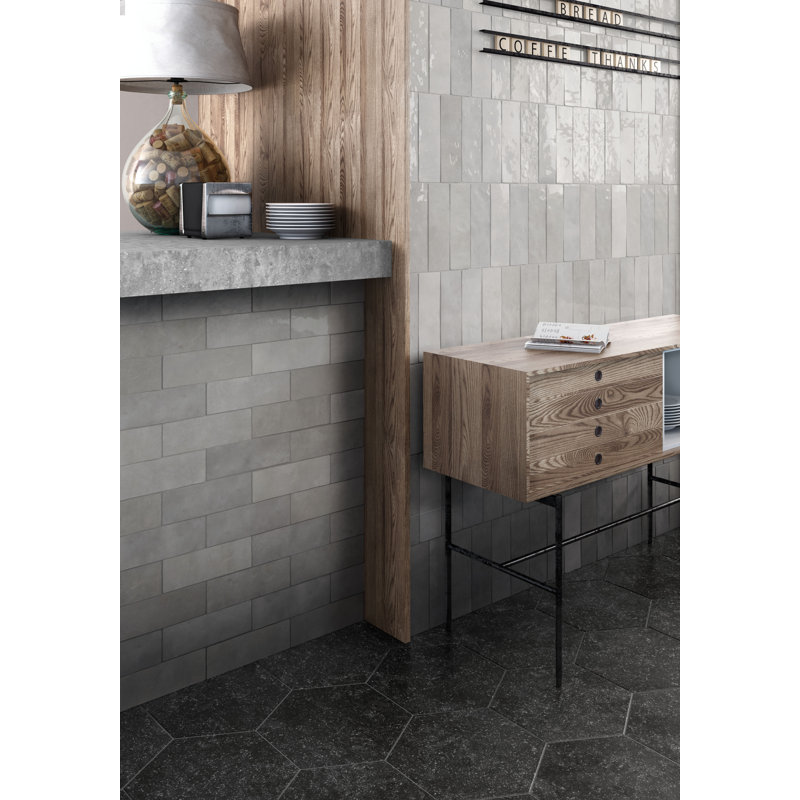 Cloe Ceramic Tile, Gray