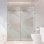 66 In W x 80 In H Shower Glass Sliding Shower Doors
