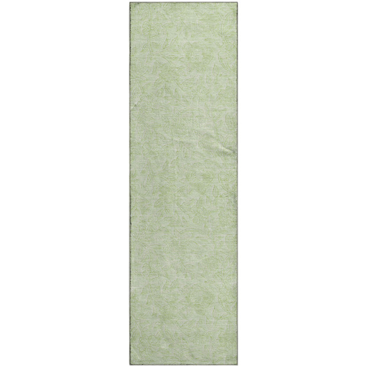 Premium Machine Washable Prisco Aloe Rug