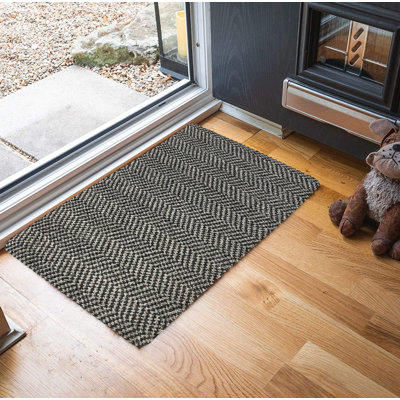 Kyheim Non-Slip Geometric No Holiday Doormat