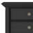 Amherst 24 Inch Solid Wood Traditional Bedside Table In Black (Set Of 2)-723107635