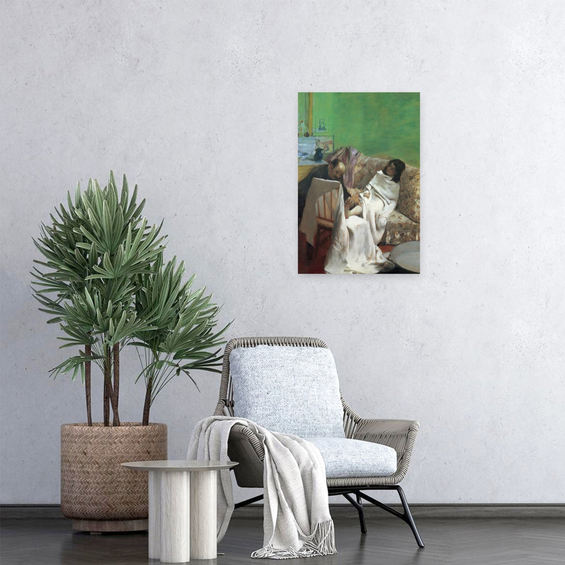The Pedicure, 1873 Abstract Contemporary Wall Art Print, 60.96cm H x 40.64cm W