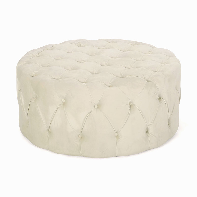 Repose-pieds de style moderne minimaliste, Beige