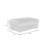 Modern Upholstered Faux Fur Square Ottoman(Set Of 2)-703592289