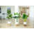 45.75 " H Faux Fiddle Leaf Fig Tree in Ceramic Planter