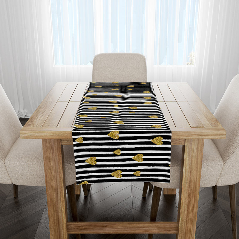 Peniste Striped Table Runner