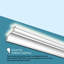 Polystyrène H 3,125 po x l 15,75 po x P 15,75 po
