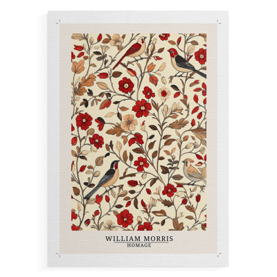 Série Wm morris cccxxxvii - Impression sur toile seulement - non encadrée