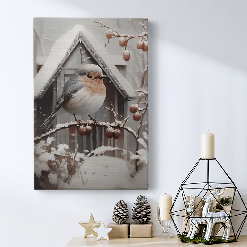 Art des Fêtes de Noël - Toile tendue avec châssis - Série 2-CCV, H 12 po x l 8 po