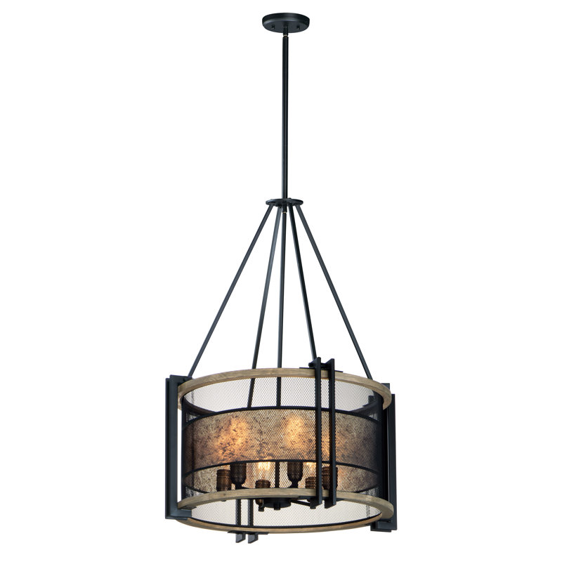 Moreland 6 - Light Dimmable Lantern Drum Chandelier