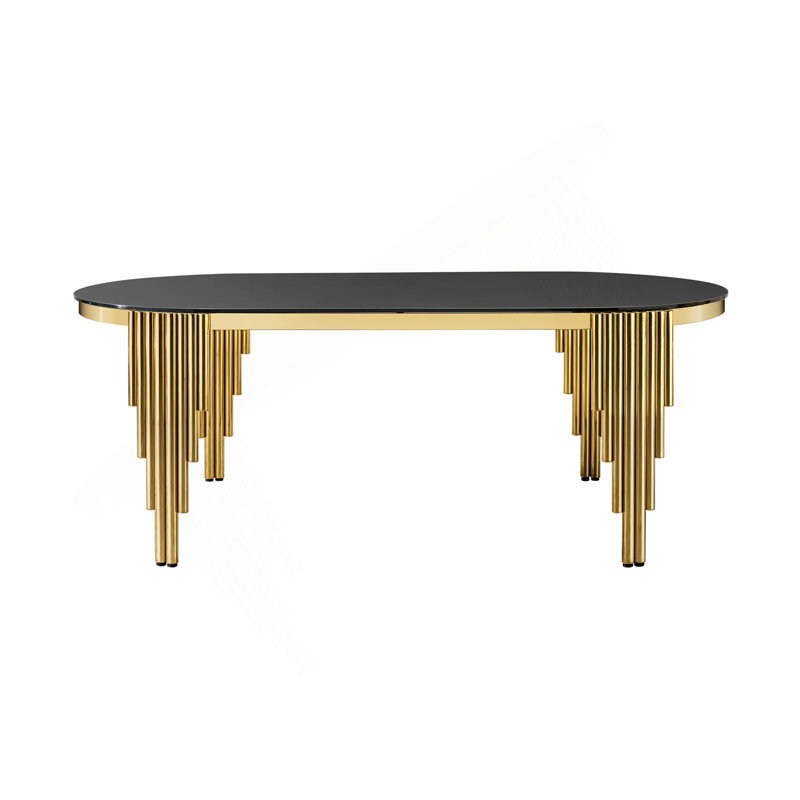 Table de salle à manger 79,53 po, H 29,92 po x L 79,53 po x l 39,76 po