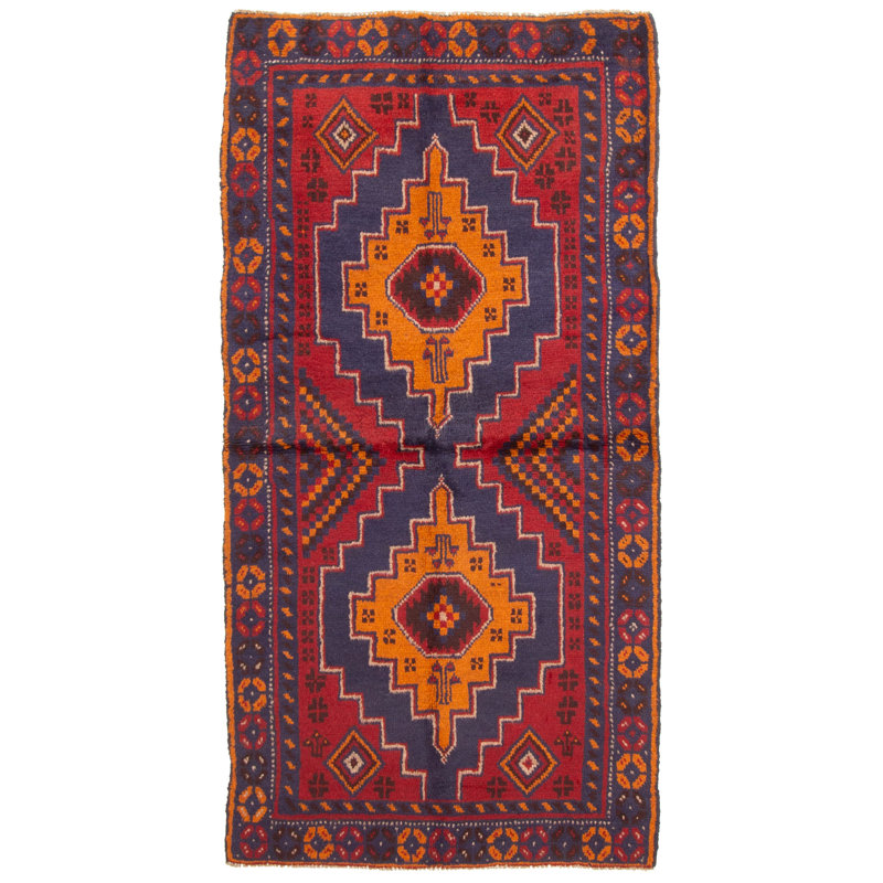 Rizbaft Red Rug 3'5" x 6'7"