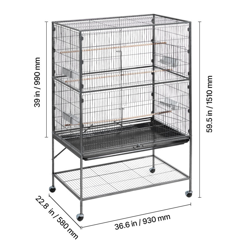 151cm Iron Flight Cage