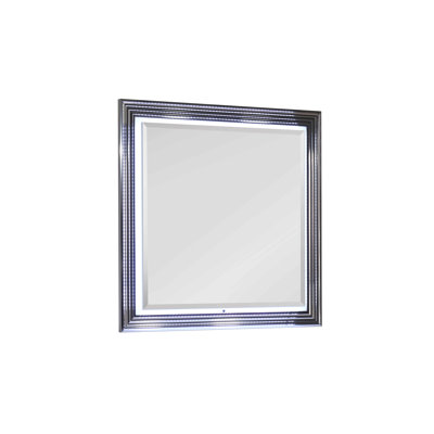Moon Smooth White Mirror With Led