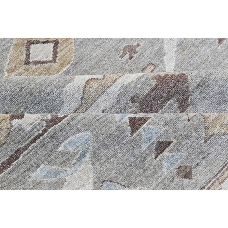 Oushak Hand Knotted Wool Oriental Rug