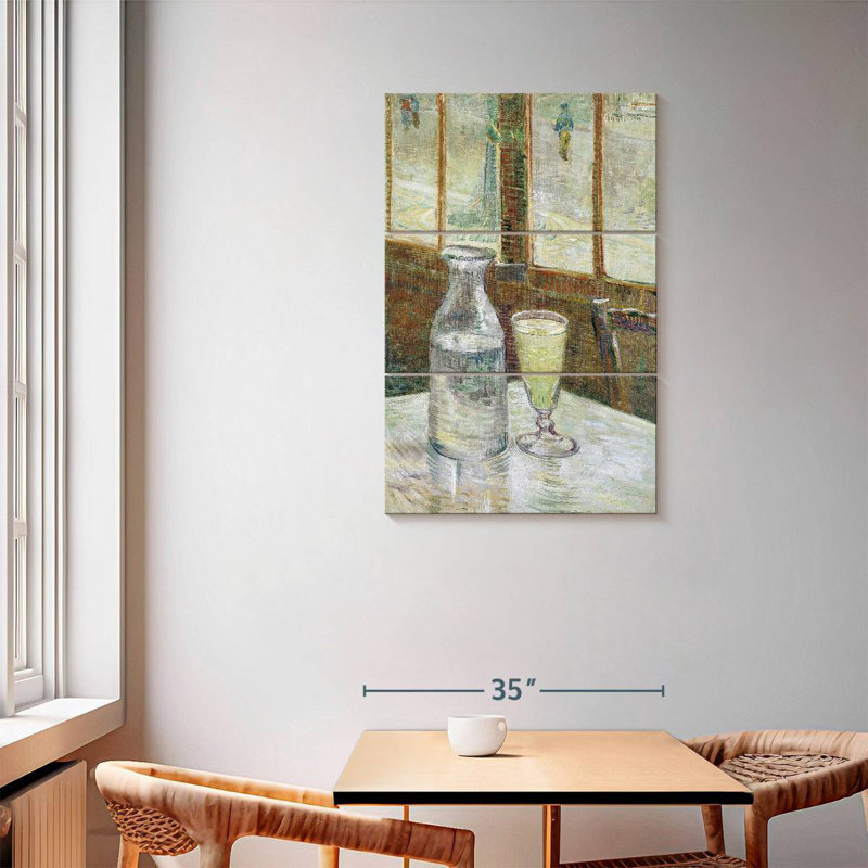 Yarlin Cafe Table With Absinthe, 57" H x 36" W
