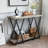 Rustic 2 Tier Wood Console Sofa Table