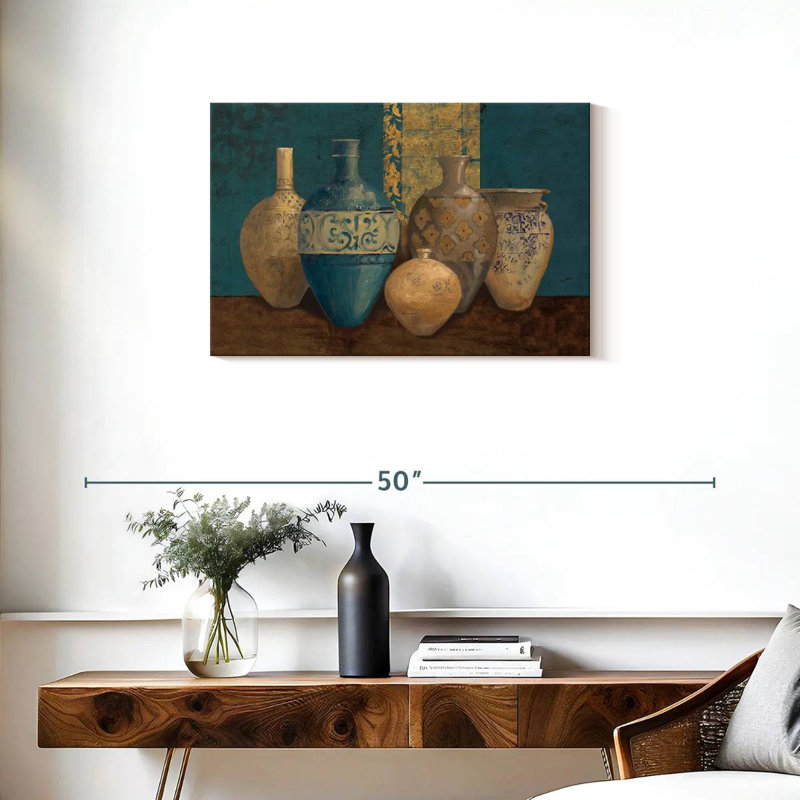 Senne Aegean Vessels On Turquoise