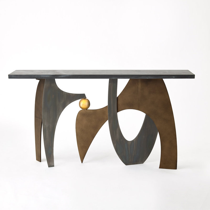 64'' W Marble Console Table