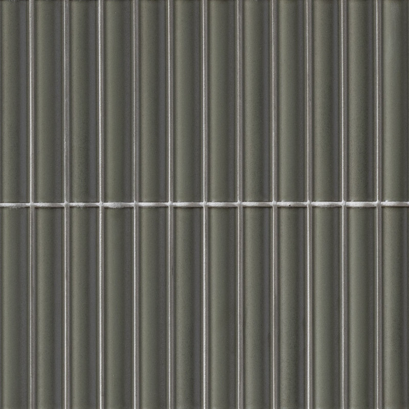 Céramique japonaise verte foncé 1 x 6