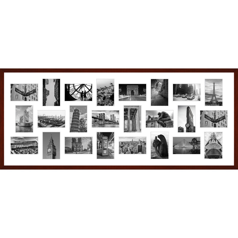 Lanni Wood Picture Frame with Mat, Mago