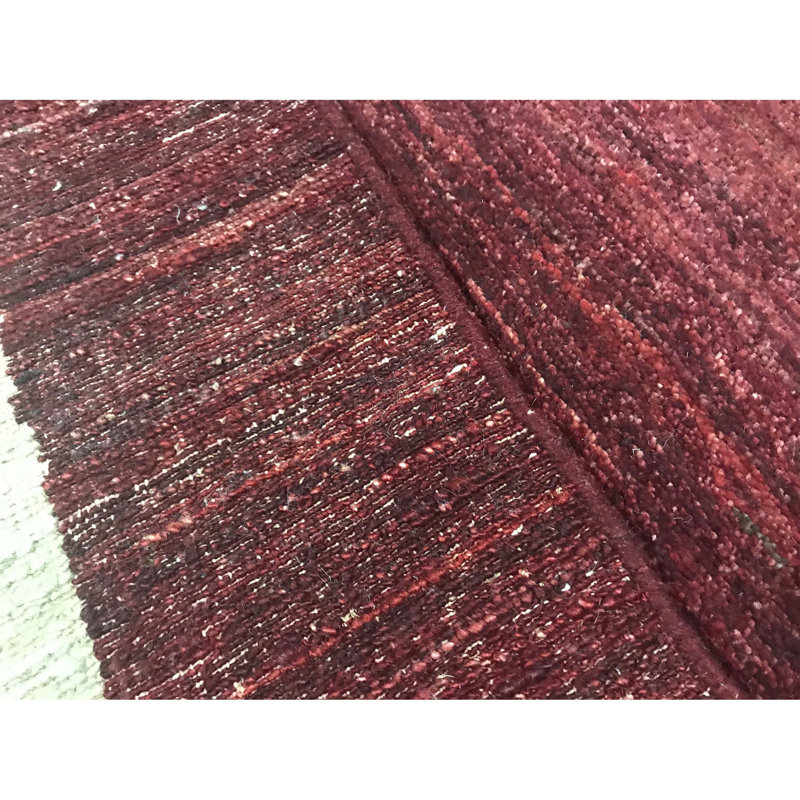 Hand-Knotted High-Quality Red Area Rug