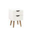 Kennedy 2 Drawer Bedside Storage Table-1177737543