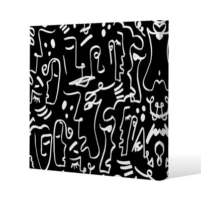 No Title by Andrew Lee - Wrapped Canvas Print