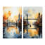 «USA City Of Bridges Architectural View», 2 pièces-269537801-269537802