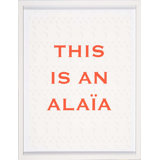 This Is An Alaïa Print