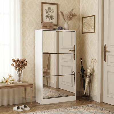 18 Pair Shoe Storage Cabinet