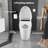 Smart Toilet With Heated Seat And Night Light,Auto Open Close Lid/Seat,ADA