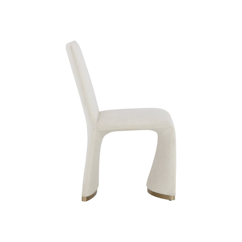Iluka Upholstered Dining Chair, Cream