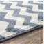 Tapis bleu/blanc light Quesinberry-23819354