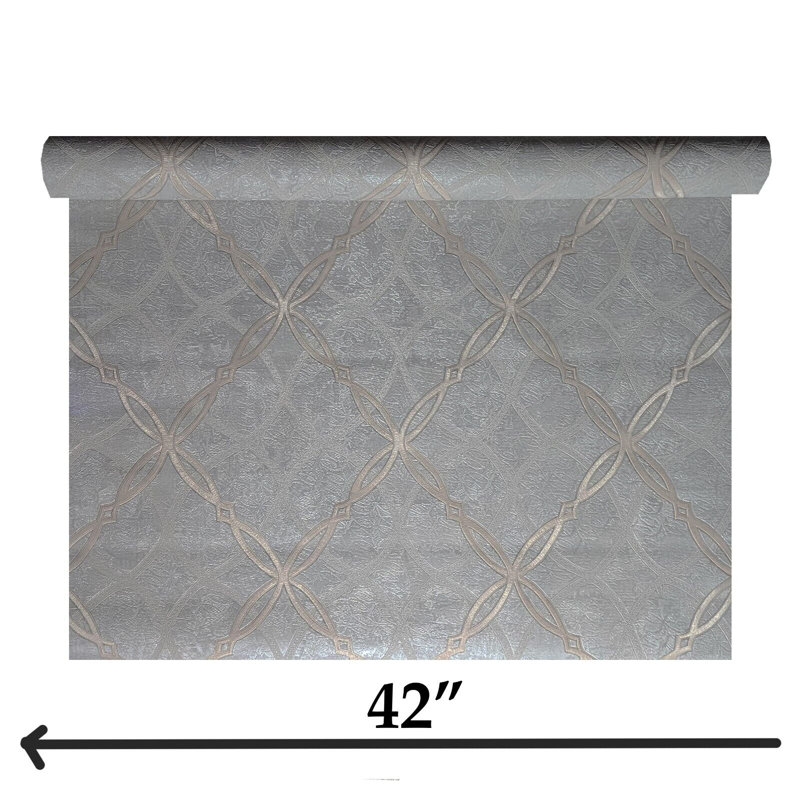 Papier peint imitation trellis Herrara