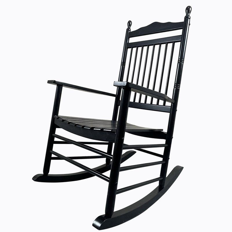 Chaise berçante Shingadia, Noir
