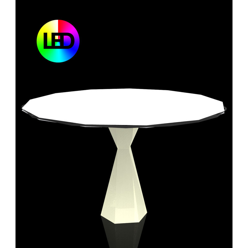 Vertex Plastic Dining Table, 47.25"
