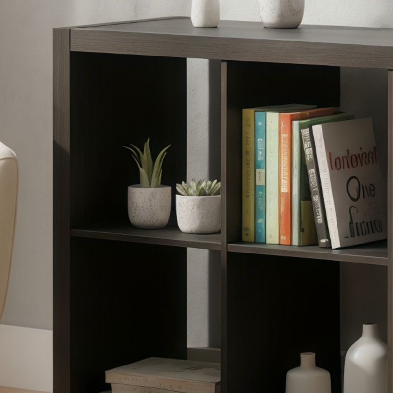 Support de rangement à grande capacité à 8 compartiments, gris anthracite polyvalent, Gris anthracite