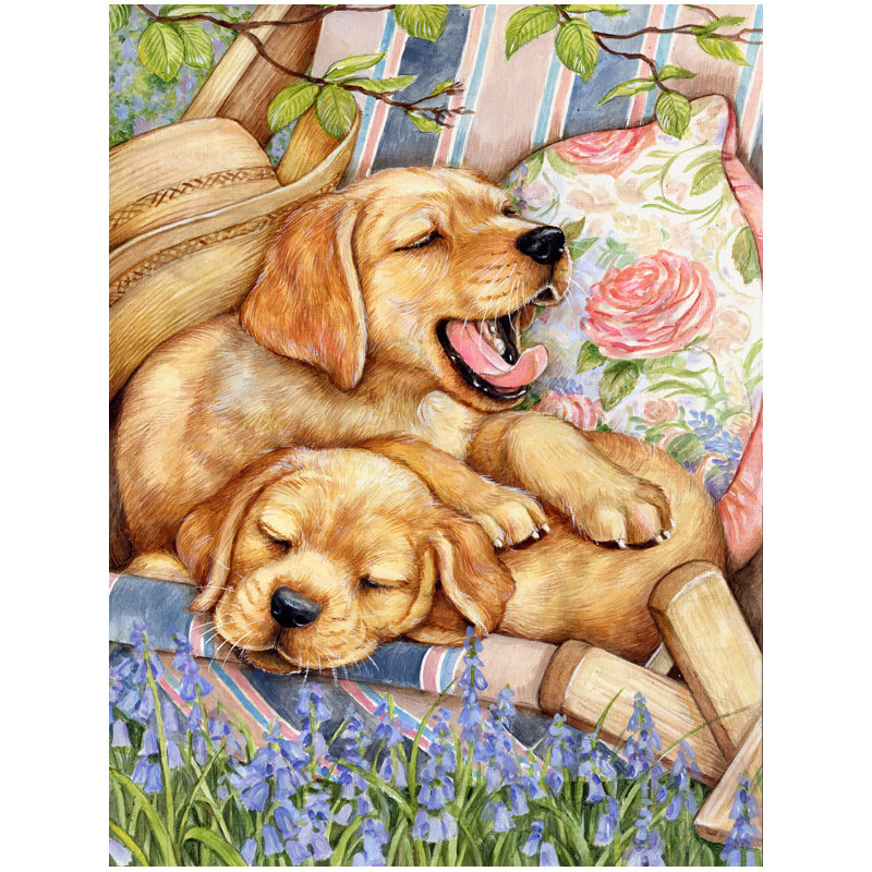Double Sided Polyester Animal Garden Flag, 15" H  x 11" W