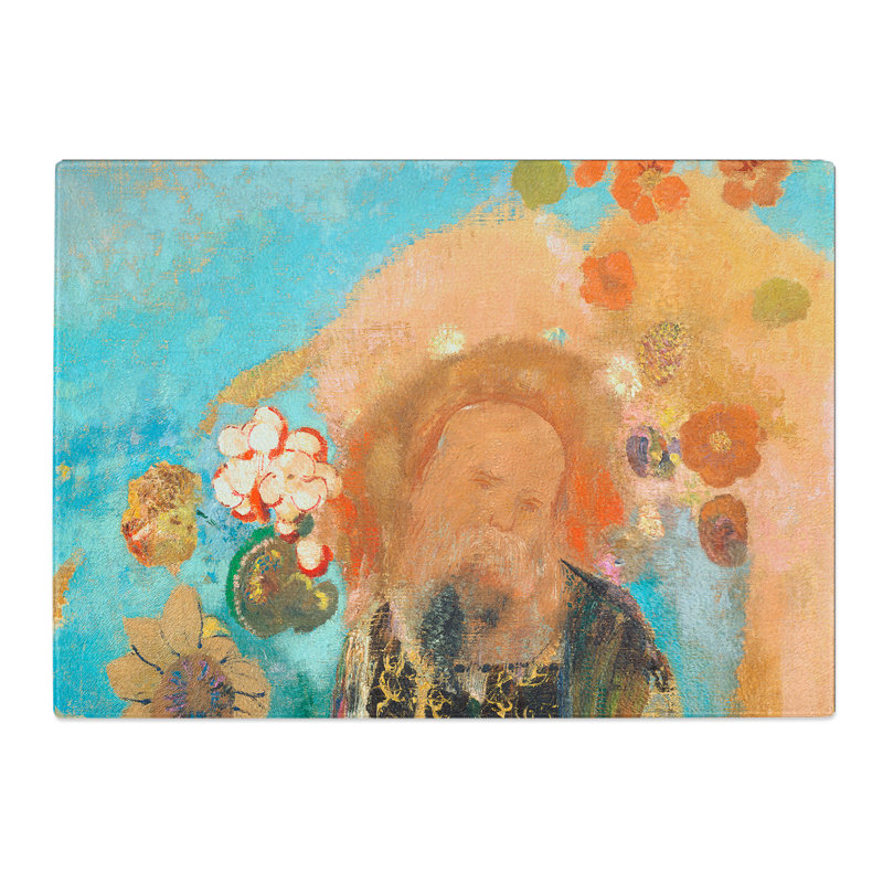 Evocation of Roussel by Odilon Redon Chopping Board, 20cm W x 28.5cm L