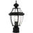 Outdoor Post Lantern Pendant Light Fixture with Clear Beveled Glass Shade-101230953