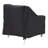 Modern Leisure Black Diamond Stackable/High Back Bar Chair Cover,  27"L x 27"W x 49"H, BLK, 2-PK-331529452