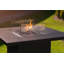 Planika -  Square Table High Gas Fire Pit With Attachable Table