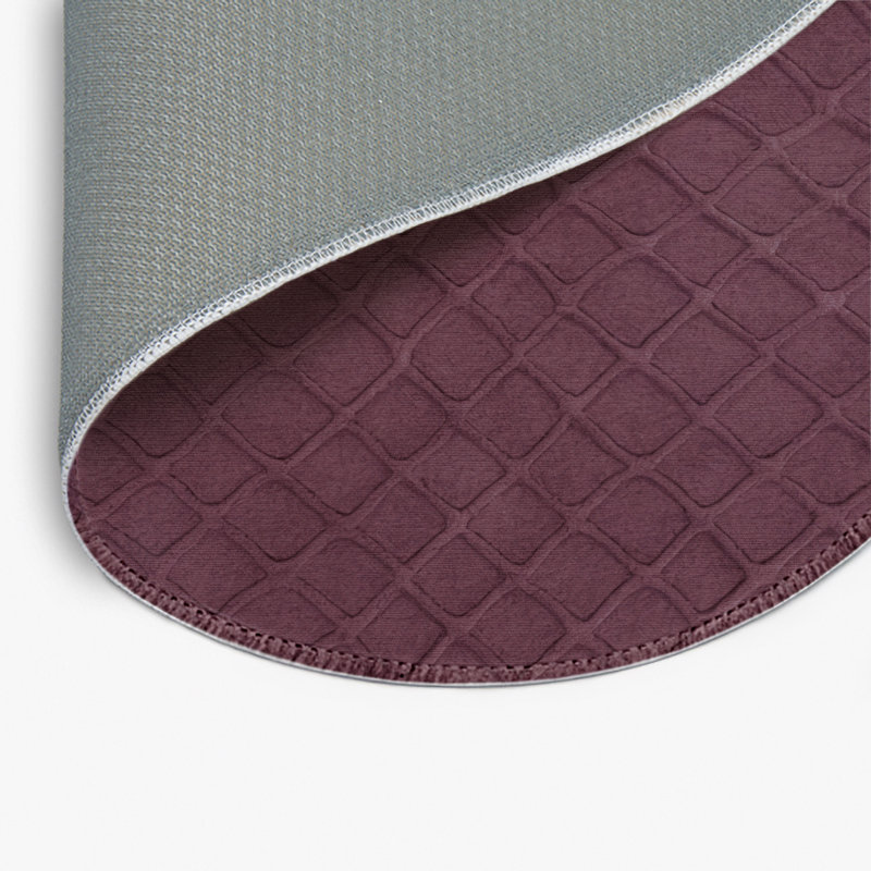 Trellis Brown Indoor and Outdoor Area Rug, Round 5'