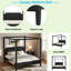 Lit plateforme à baldaquin en bois avec tête de lit élégante et pieds de soutien-916182474-916182471