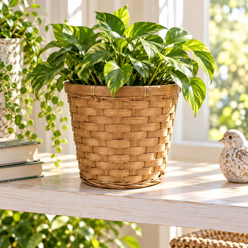 Metallic Gold Pot