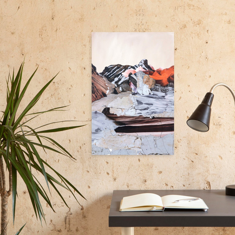 New Era 1, paysage abstrait contemporain, art naturel, H 24 po x l 16 po