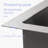 24X21x10 Inch Single Bowl 16 Gauge T304 Stainless Steel Kitchen Sink With Apron Front, X - Shaped Water Guide For Good Drain Function, R10 Corner, Coating Condensation Prevention, 3Mm Pad, Comes